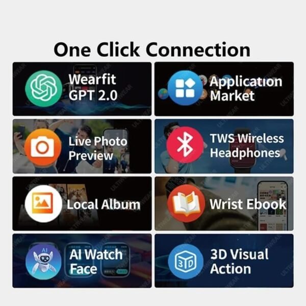 ⁦Smart Watch HK9 Ultra Max⁩ - الصورة ⁦6⁩
